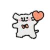 oly-9aa47513ccb27fc2d7530ae5b3d58b36 Wholesale Line Dog Embroidered Patch Cute Rabbit Design Polyester Thread Iron-On Clothing Decorative Accent