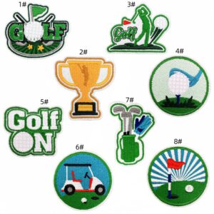 Golf cloth patch set of 8 pieces