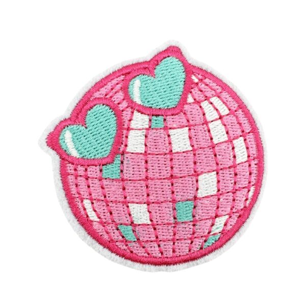 Wholesale Pink Cartoon Princess Embroidered Patch Fashion Accessory for Clothing Bags