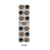 Wholesale 2/8/16pcs UV DTF Stickers Retro Biker Skull Wing Emblem Patterns Pen and Bookmark Stickers OLY Exclusive
