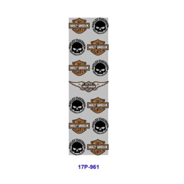 Wholesale 2/8/16pcs UV DTF Stickers Retro Biker Skull Wing Emblem Patterns Pen and Bookmark Stickers OLY Exclusive