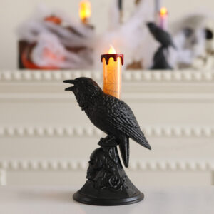 Crow lamp orange