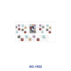 oly-9b2109febde6145bbf52e609a4ee2538 Wholesale 8pcs Mixed Cartoon Animal Floral Text Print 3oz Cup Stickers Wrap OLY Exclusive