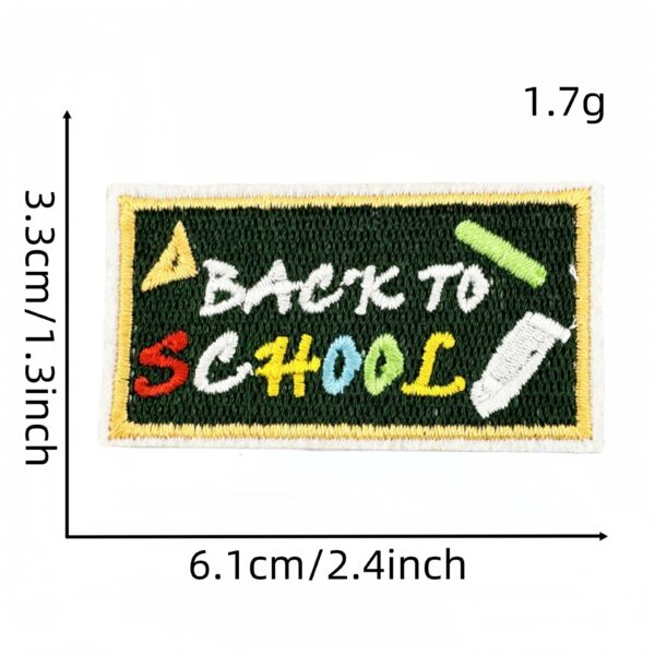 oly-9b313743637b70b94a0364301fe0d8a4 Wholesale Trendy Embroidered Learning Patches Decorative Clothing Accessory for Kids Gift Boutique