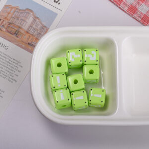 Green greeting building blocks