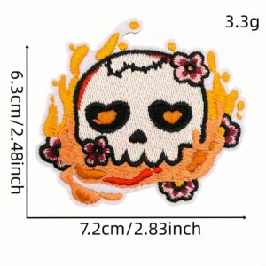 Skull cloth sticker 4 #