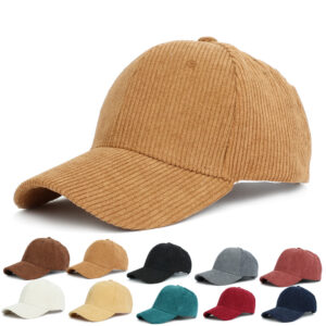 oly-9b5596779e7fded2f95bc35c011072df Wholesale Corduroy Baseball Cap Curved Brim Warm Hat for Men Women Resale