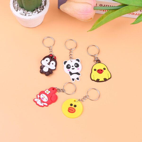 oly-9b571398876316661557ea332d72d3a0 Wholesale Cute Cartoon Silicone Keychain Gift Key Ring Fashion Accessory