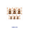 oly-9b6c9609a9c10993831d20719e687acf Wholesale 2/4/8pcs Teddy Bear Theme Mini Cup Keychain Sticker
