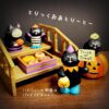 Wholesale Japanese Style Halloween Black Cat Pumpkin Resin Figurine Home Decor