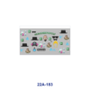 oly-9bb16a7837b86727c200b66bcad6201b Wholesale 5pcs Retro Lab Male Portrait Medical Nurse Cartoon Heart EKG Line Mixed Graphic Print 16oz Cup UV DTF Wraps OLY Exclusive