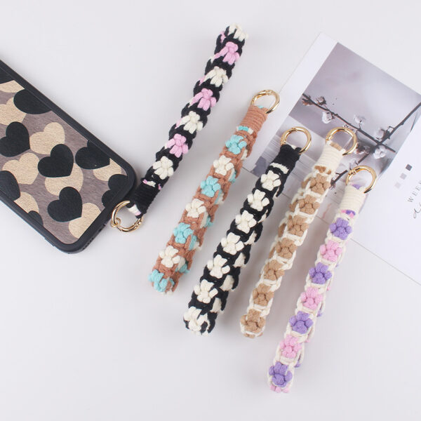 oly-9bb4e14a24065b5f8d8411e1551481ea Wholesale Cotton Rope Handwoven Dog Paw Keychain Korean Style Gift Fashion Accessory