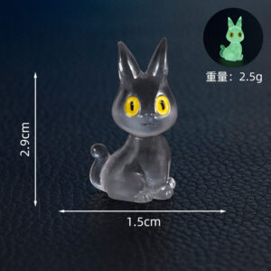 Black cat-transparent luminous