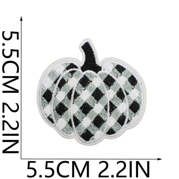 oly-9bb763c47c75469657c2d2f8a6dee80d Wholesale Pumpkin Leopard Embroidered Iron-On Patch Fashion Accessory for DIY Clothing Bag Decor Boutique Gift