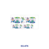 oly-9bc0c016b4de2b238259520332edf958 Wholesale 8pcs Mixed Fashion Pattern Game Cartoon Positive Quote Print 3oz Cup Stickers Wrap OLY Exclusive