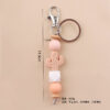 oly-9bc419f67e94286257850ef5504bfe05 Wholesale Silicone Cartoon Cactus Beaded Keychain Korean Style DIY Accessory
