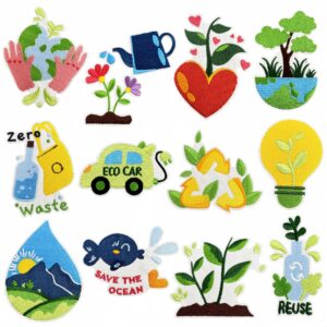 Green travel cloth sticker 6#