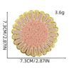Wholesale Rainbow Sun Flower Embroidery Patches for Decoration and Repair - Craft Supply Gift