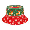 Wholesale Christmas Printed Bucket Hat Chic Fashion Accessory for Gift or Boutique