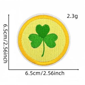 Green cloth stickers 7#