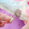 Wholesale Trendy Plush Lock Notebook for Girls Cute Cartoon Diary with Key Ideal for Kids Prizes and Everyday Use