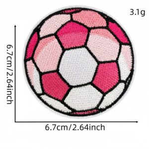 Pink soccer patch #11