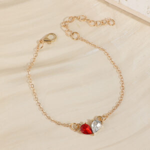 Wholesale Alloy Electroplated Drop Shape Multi-Color Bracelet for Women Boutique Resale