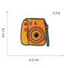 oly-9c29e3c420a082c0b174371ed2fa9423 Wholesale Iron-On Embroidery Patches, Orange Series Camera Game Design for Hats, Resale or Gift