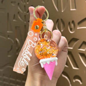 Oil soaked bubble ice cream-orange / Single opp bag packaging