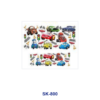 Wholesale 8pcs Multistyle Animal Floral Inspirational Text Traffic Element Decor Mini Cup Keychain Sticker OLY Exclusive