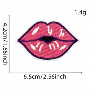 Pink series cloth stickers 33 #