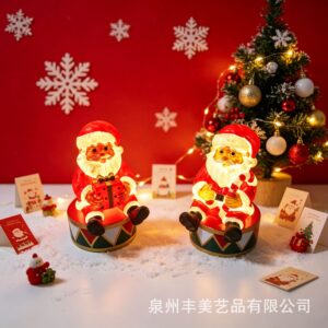 Santa Claus gift box candy cane set