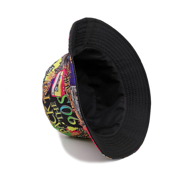 Wholesale Double Sided Retro Cassette Tape Bucket Hat Sun Protection Unisex