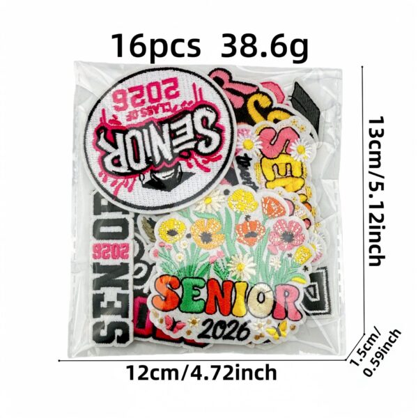 oly-9c8da5bebf5fe1a5cd156cb63a86dcc0 Wholesale Cartoon Graduate Iron On Patch Decorative Badge Applique Boutique Accessory Gift