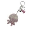 Wholesale Sea Cartoon Octopus Crystal Rhinestone Keychain Zinc Alloy Bag Charm Gift