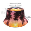 oly-9cb096f14f3088d837420ea9d04f5b5d Wholesale Chic Coconut Tree Print Fisherman Hat Sunscreen Beach Hat for Travel, Fashion Accessory