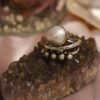 oly-9cb0df70d28b9399f8bfc98d88ffc28b Wholesale Retro Geometric Pearl Open Ring Gold Jewelry Accessory Boutique Gift