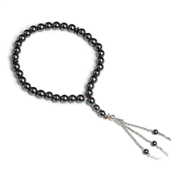 oly-9cc7002681594c414fce99eb1482459b Wholesale Black Stone Prayer Beads Bracelet Handmade Middle Eastern Style Jewelry Accessory for Everyday Wear