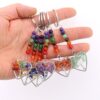 oly-9cd71aa3d160d13a40831d3459b8431e Wholesale Chic Colorful Stone Metal Keychain Pendant Fashion Accessory for Bags DIY