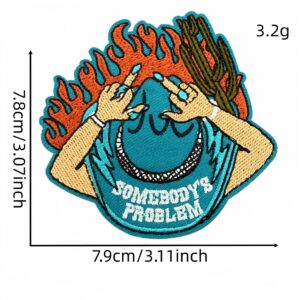 Western style cloth stickers 10 #