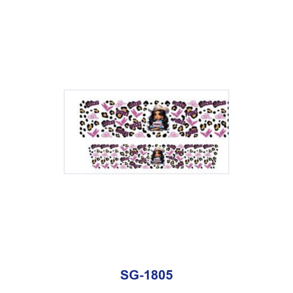 oly-9ce6ceaf3090c8b4000e4e6b3883472f Wholesale 8pcs Cowgirl Cute Drink Animal Pattern 3oz Cup Stickers Wrap OLY Exclusive