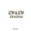 Wholesale 8pcs Colorful Holiday Graphic 3oz Tumbler Stickers Wrap