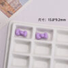 oly-9d2aab9b3bf2c7b58263239c2151e8d8 Wholesale Acrylic Bow Loose Beads Mixed Colors Electroplated for DIY Jewelry Phone Chain Bag Charms Perfect for Boutique Resale