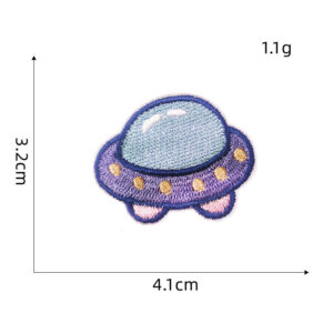 UFO cloth stickers-9#* Hot Melt Adhesive cloth stickers