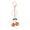Wholesale Resin Rhinestone Soccer Ball Keychain, Cute Car Key Accessory, Bag Charm, Gift for Wedding