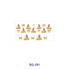 Wholesale 8pcs Cute Angel Girl 3oz Cup Stickers Wrap OLY Exclusive