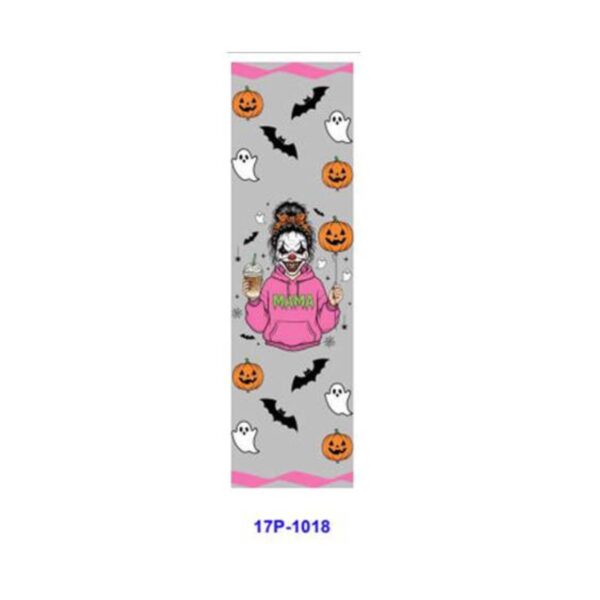 oly-9d57bf545ccda95dd77445b9201a19bf Wholesale 2/8/16pcs UV DTF Stickers Spooky Masked Lady Pumpkin Cobweb Patterns Pen and Bookmark Stickers