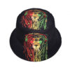 Wholesale Trendy Lion Print Fisherman Hat Sun Protection Casual Hat for Men Women