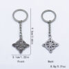 Wholesale Silver Metal Celtic Knot Keychain Pendant Car Key Accessory Gift