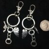 oly-9d7c310fa935d00cdc2acac4a826fdf2 Wholesale European Style Handcuff Keychain Set Pair Friendship Keyring Car Key Accessory Boutique Resale